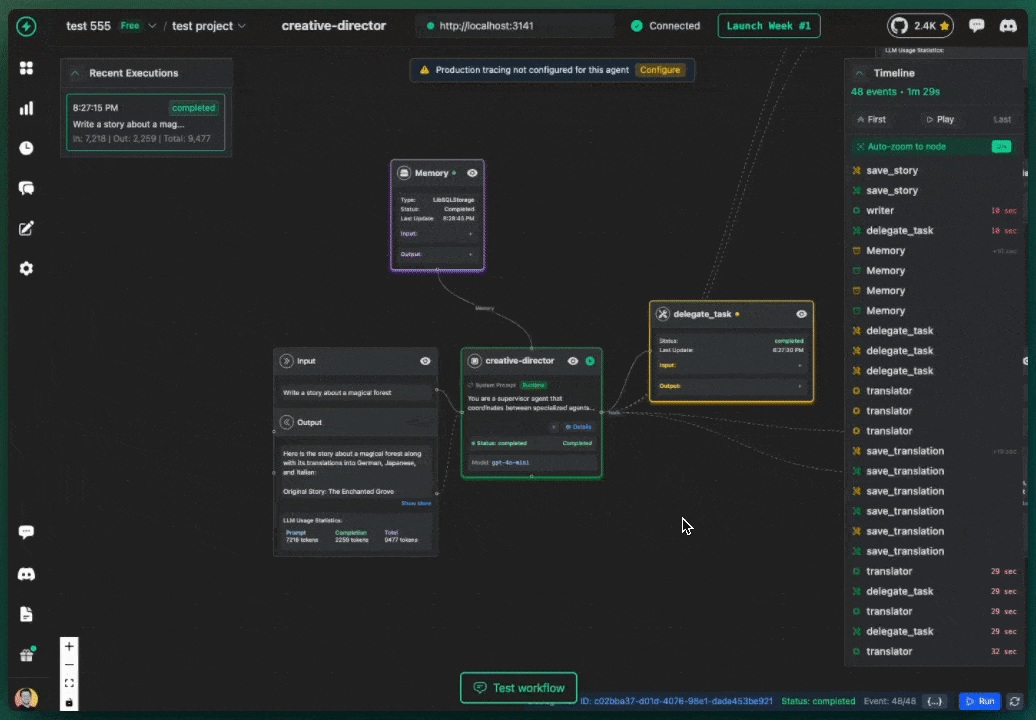 VoltOps Subagents Demo - Story writing and translation workflow