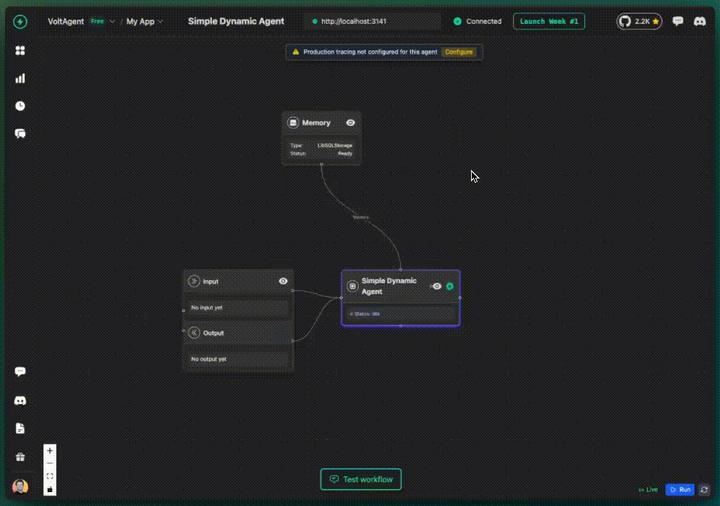 VoltOps Dynamic Agents Demo