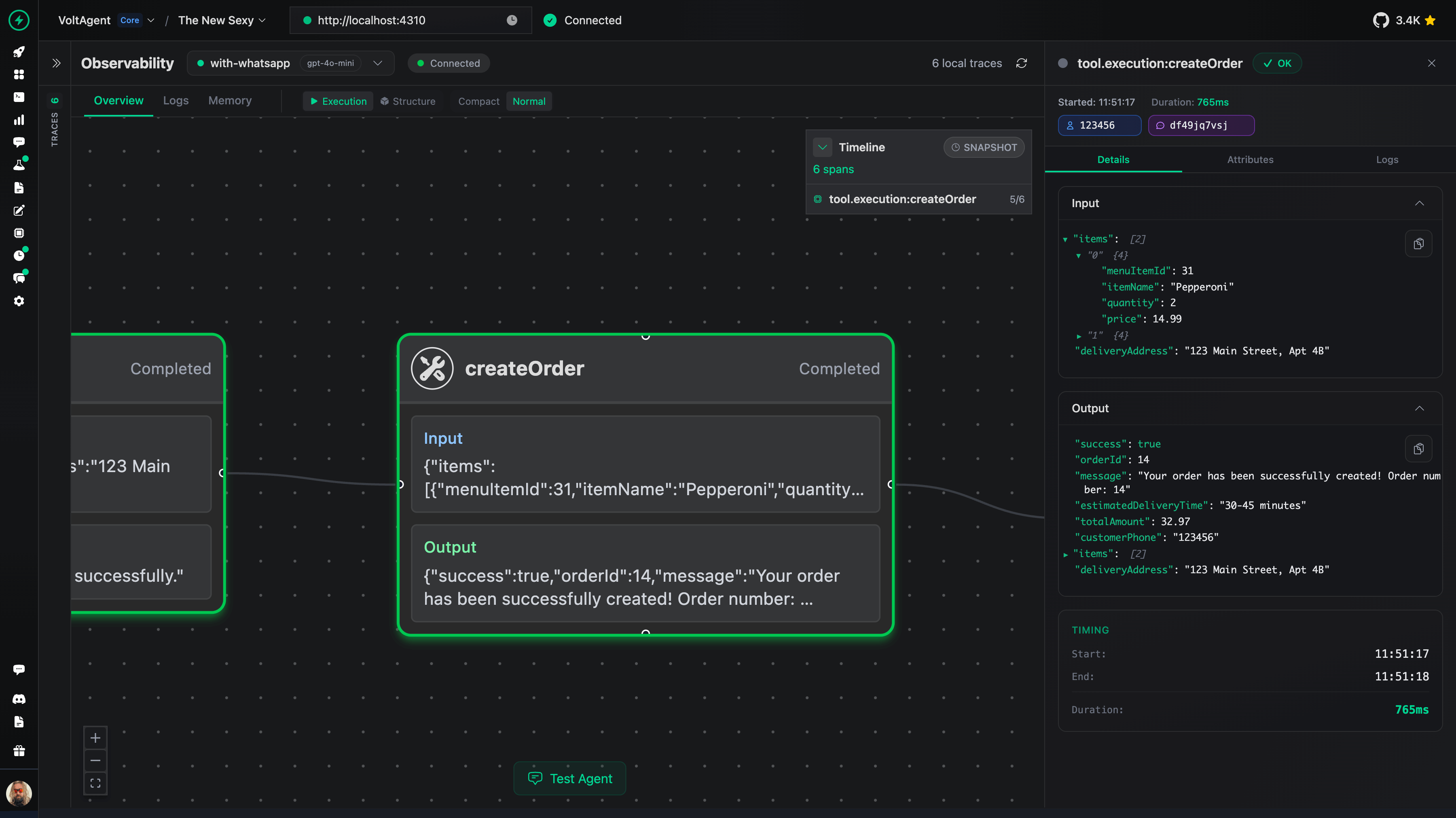 create-order tool