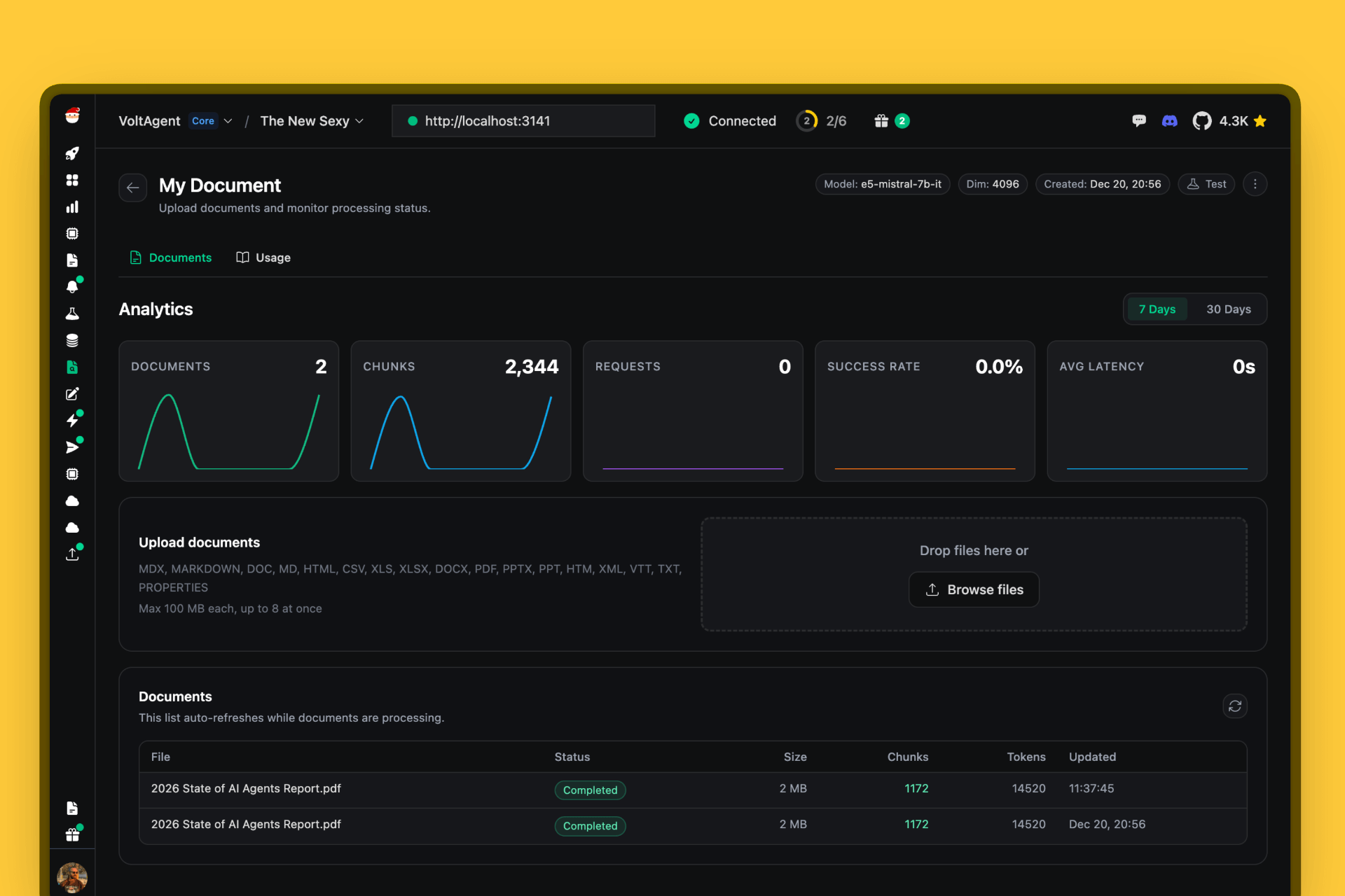 VoltOps RAG Dashboard